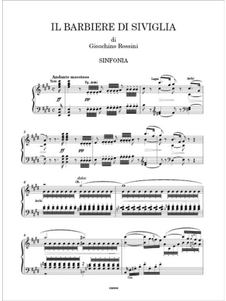 Il Barbiere di Siviglia - ROSSINI - Partition - Opéras